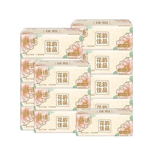 听语花韵佳品抽纸100抽3层12包 24包多规格