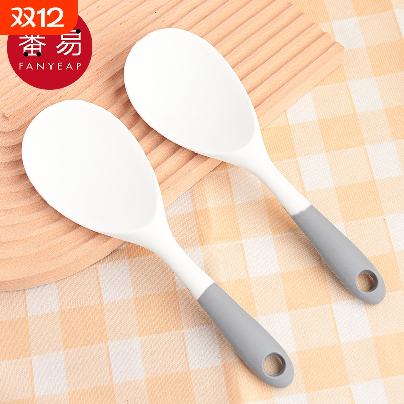 锅铲/硅胶BB1sn0-家用厨房炒菜铲子不伤锅炒锅烙饼煎饼煎蛋耐用