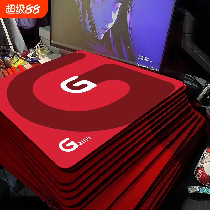 鼠标垫电竞游戏专用fps打瓦无畏契约CSgo加厚三角洲电脑桌垫外设 - 实物图