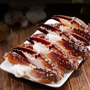 新鲜梭子蟹蟹脚大蟹钳螃蟹腿鲜活钳子海鲜冷冻特大商用批发大蟹爪