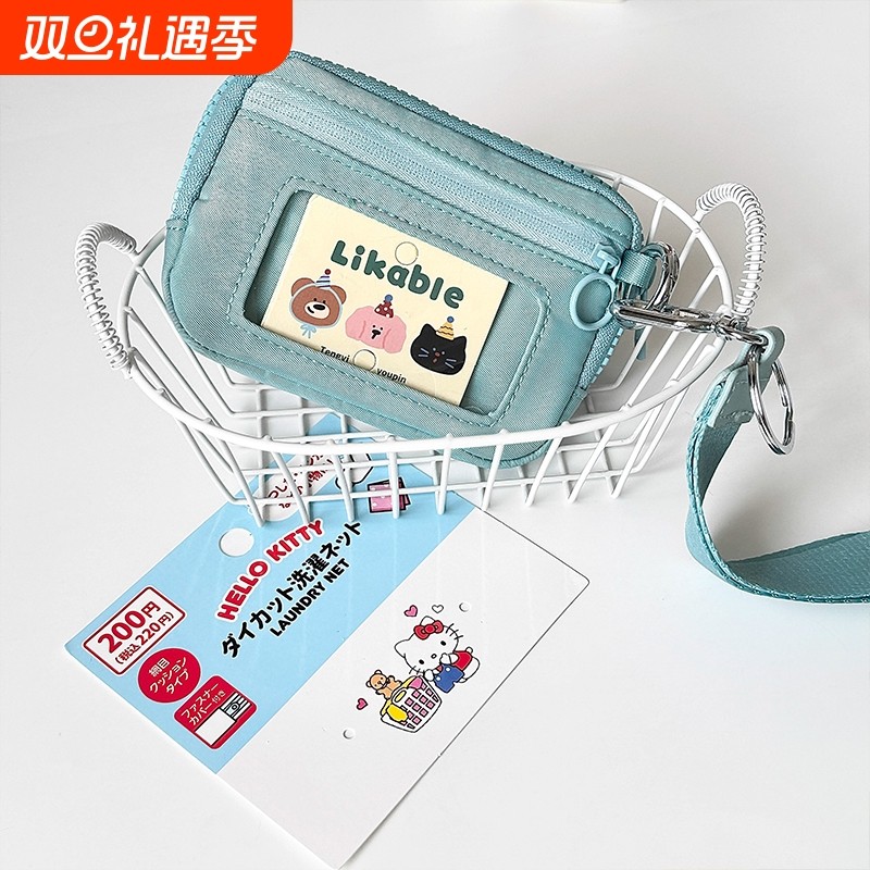 卡包证件收纳包女士随身零钱包卡片夹卡夹新款钱包一体便携大容量