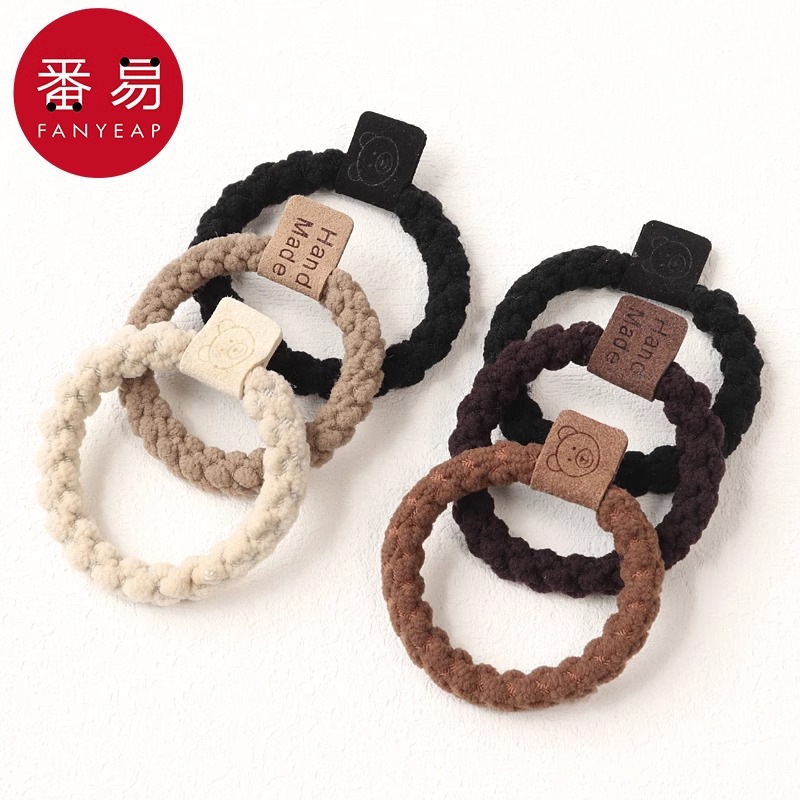 发圈/加粗A1pn0-马尾绑头发小熊发绳头绳弹力耐用头饰丸子头皮