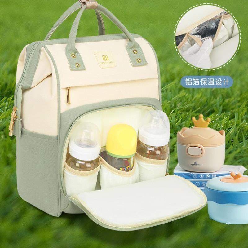 新款妈咪包跨境多功能轻便母婴包手提大容量双肩包外出旅行背包