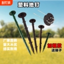 塑料地钉防草布拉枝大棚温室遮阳网果园艺插倒刺农地膜黑色除地钉