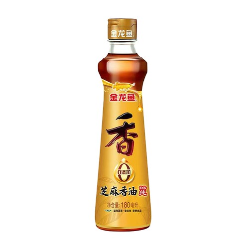 金龙鱼芝麻香油180ml瓶装家用