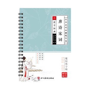 行书行楷字帖成人练字帖凹槽行楷书成年大学生练习写字帖男生女生字体漂亮钢笔速成硬笔书法练字本初学者初中高中小楷入门临摹基础