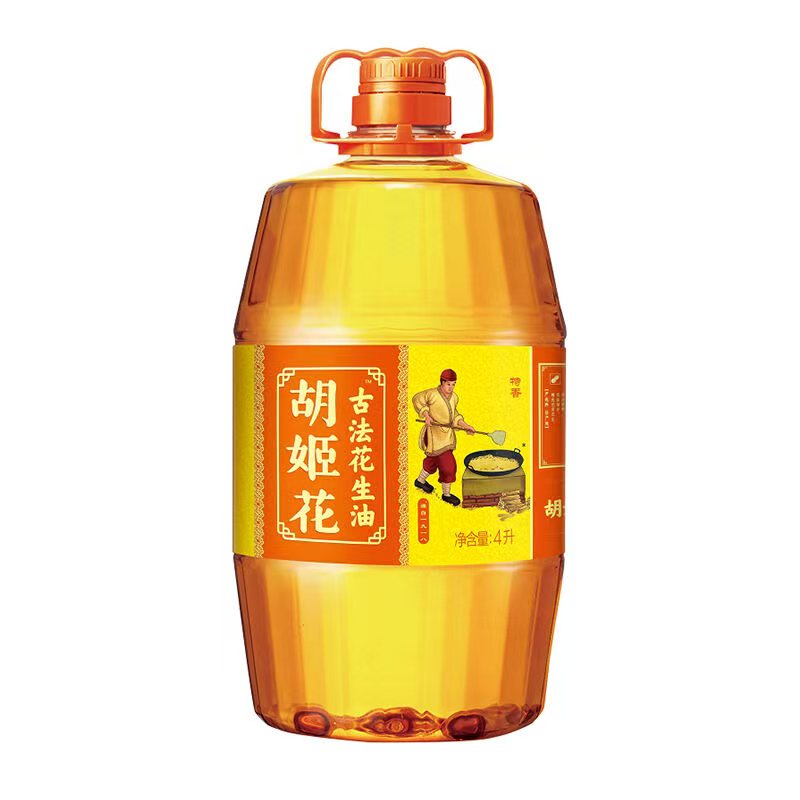 胡姬花古法花生油4L家用食用油