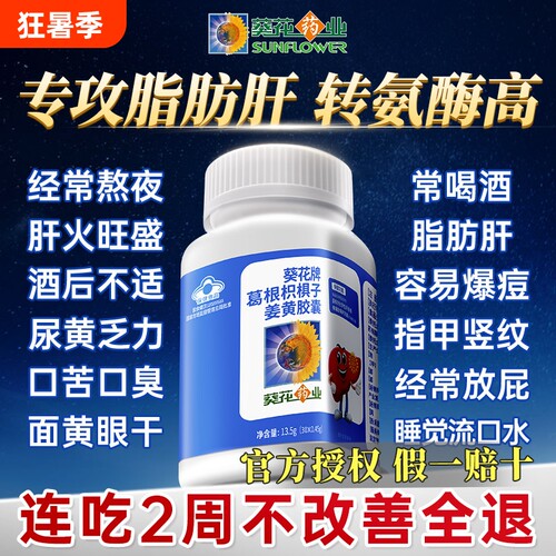 葵花药业护肝片葛根枳子姜黄胶囊辅助保护化学肝损伤官方旗舰店