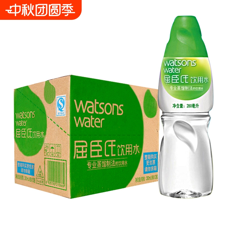 屈臣氏饮用水蒸馏水否中国280ml