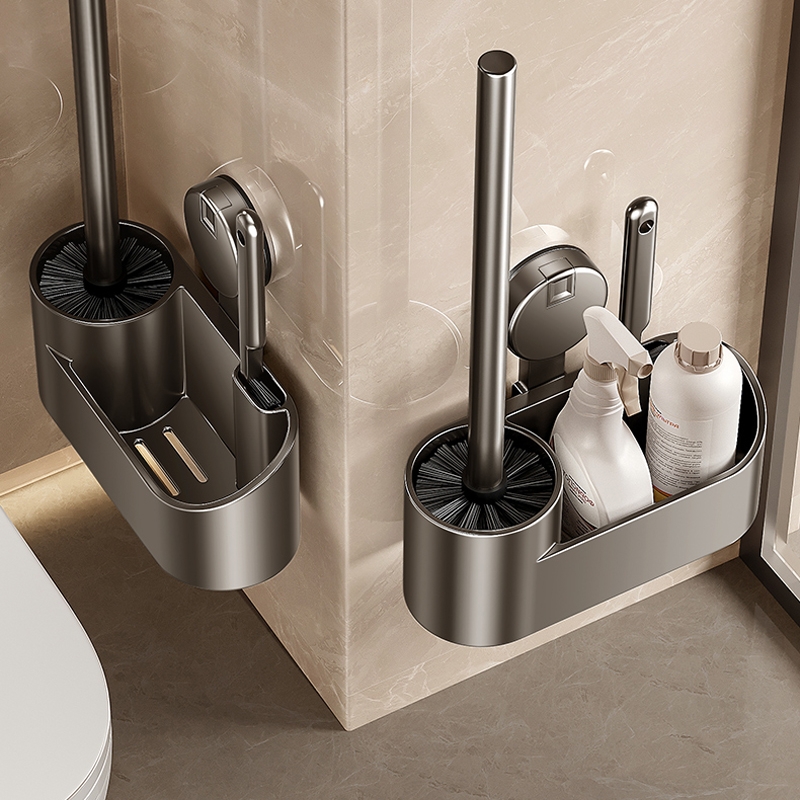 吸盘式马桶刷壁挂家用无死角新款厕所刷马桶卫生间置物架专用刷子