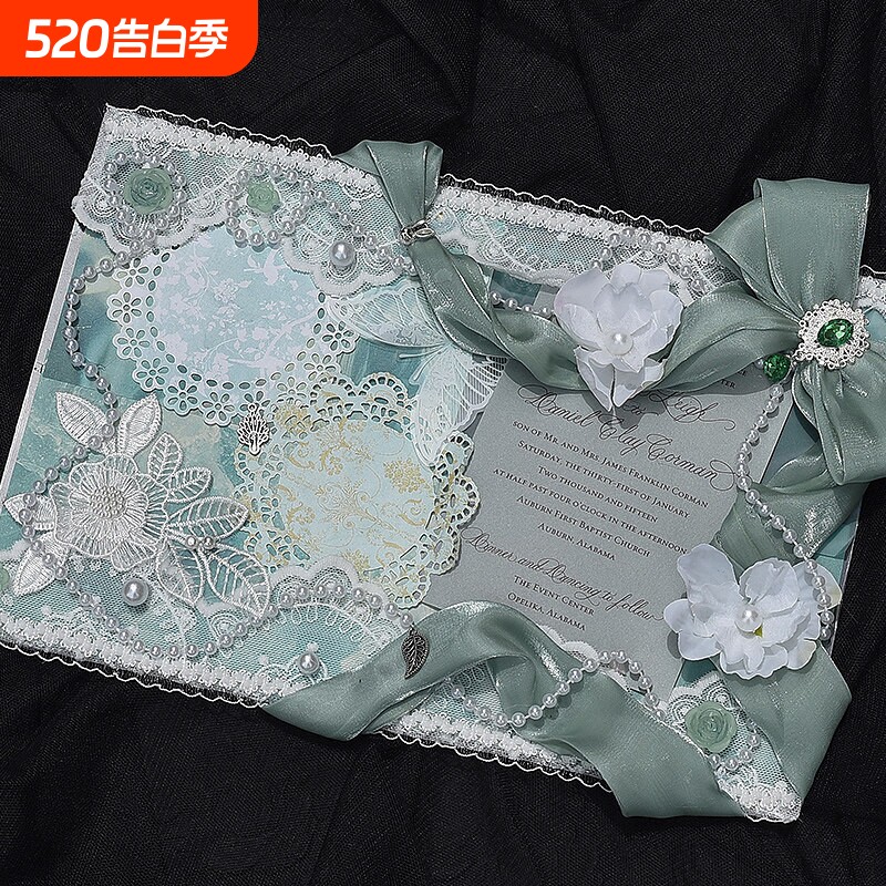 痛包diy材料绿色系kpop背景纸成品扎板蕾丝diy全套送扎板紫