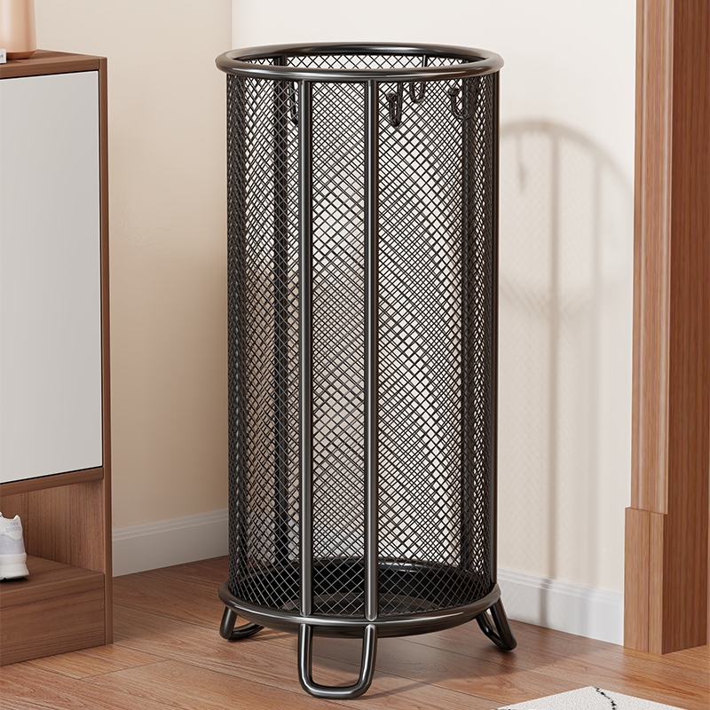 雨伞收纳架家用门口置物筐入户放伞筒酒店大容量放置伞桶沥水伞架