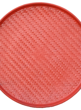 塑料加厚簸箕筛子圆形筛胶有孔晾晒米筛农家用花椒筛筛选细孔孔径