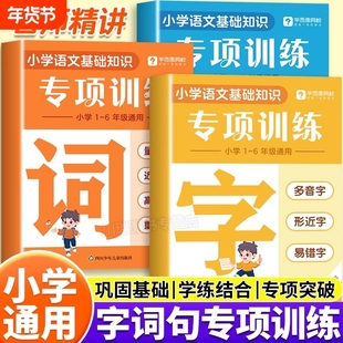 2025学而思字词句专项训练一二三四五六年级语文基础知识大全小学重难考点全覆盖全国通用小学生识字用词造句专项强化训练句子练习