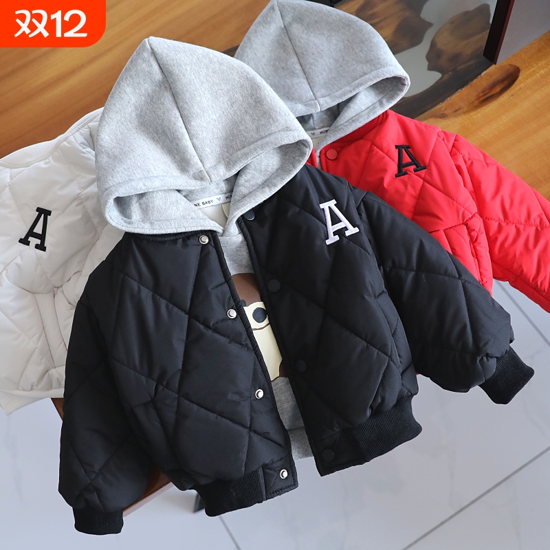 童泰宝贝儿童棉袄冬季宝宝棉服加厚童装男童冬装保暖外套韩版小童