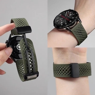 gt5pro运动透气腕带GT gt2 适用华为watch5 4表带gt5磁吸扣硅胶gt4运动gt3