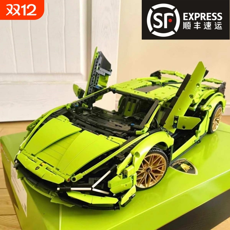 【114】积木跑车模型