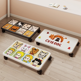 纯净水桶置物架桶装水滑轮底座办公落地便携式可移动加宽放置神器