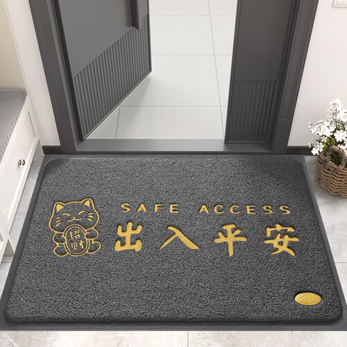 家用丝圈除尘出入平安进门地垫