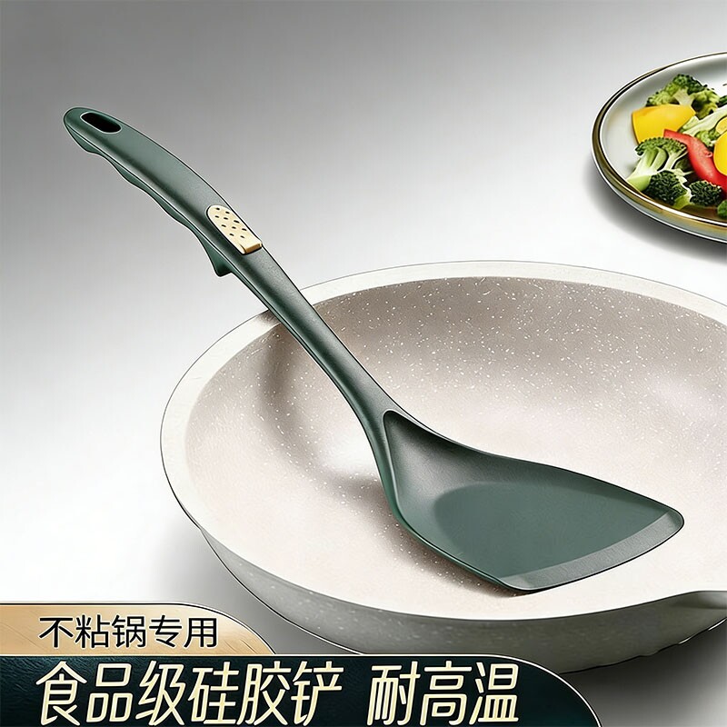 硅胶锅铲耐高温铲饭不粘锅专用铲家用炒菜铲子长柄铲勺饭勺食品级