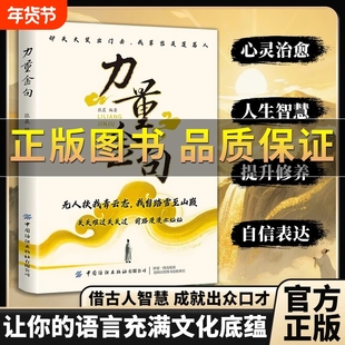 现货速发力量金句无人扶我青云志我自踏雪至山巅关关难过过前路漫漫亦灿灿一句话点亮人生正版书籍句子经典满腹智慧