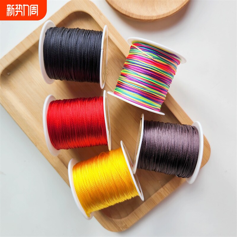 3股diy戒指流苏捆绑缠绕线6股线塔线9股12股手链绳手工编织绳