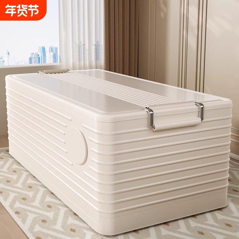 收纳箱大容量超大家用加厚塑料衣服被子整理箱折叠带轮储物箱组合,收纳整理,收纳箱,淘宝优惠券,粉丝福利购,淘宝优惠卷