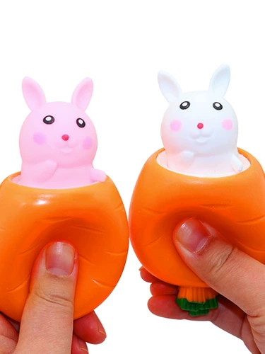 Морковный кролик, слайм, игрушка, новая коллекция, антистресс