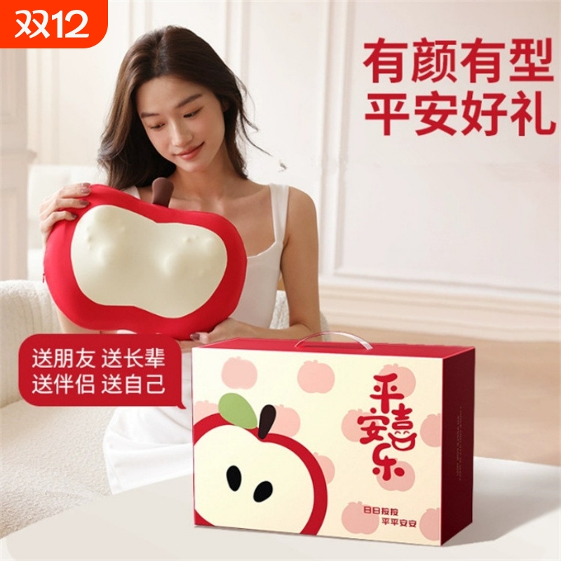 颈椎按摩器腰背部肩颈膀脖子揉捏仪全身家用神器按摩枕热敷充电