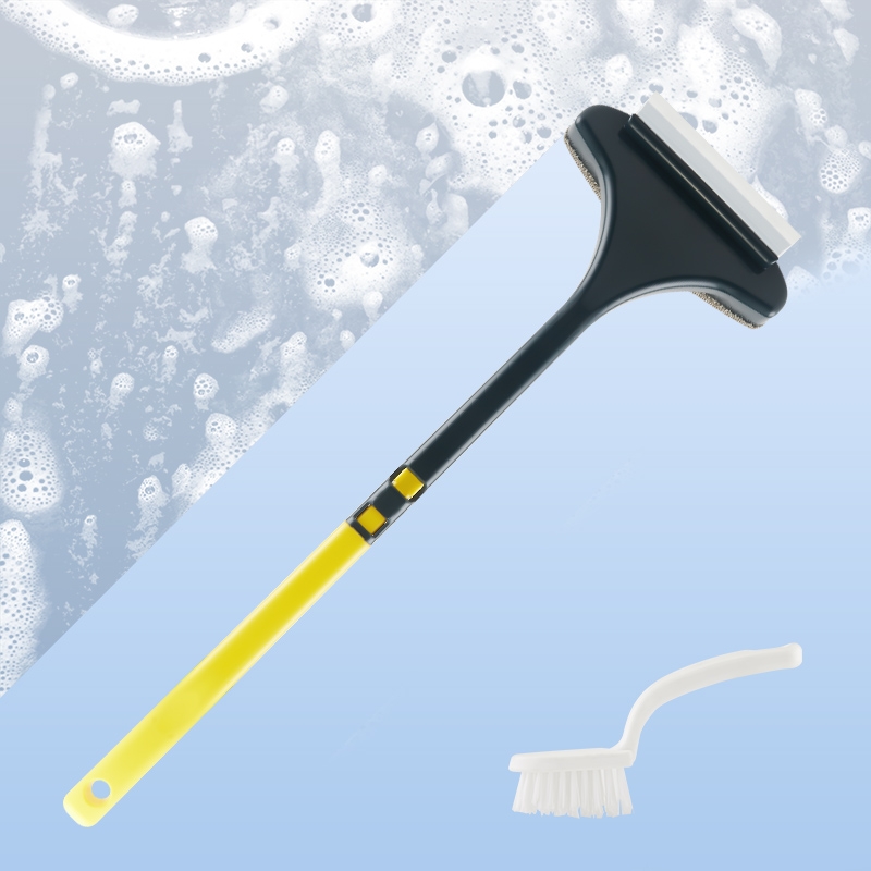 2件套 擦玻璃神器纱窗刷 刮水器窗户缝隙刷