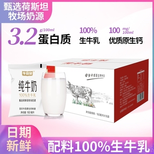 牛佳贝纯牛奶160ml*16袋营养儿童学生早餐奶100%生牛乳孕妇整箱