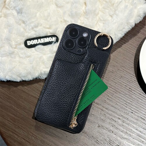 适用苹果17手机壳iphone15promax收纳包16零钱包14plus装卡13插卡11门禁卡xs公交卡XR小众7保护套8pro