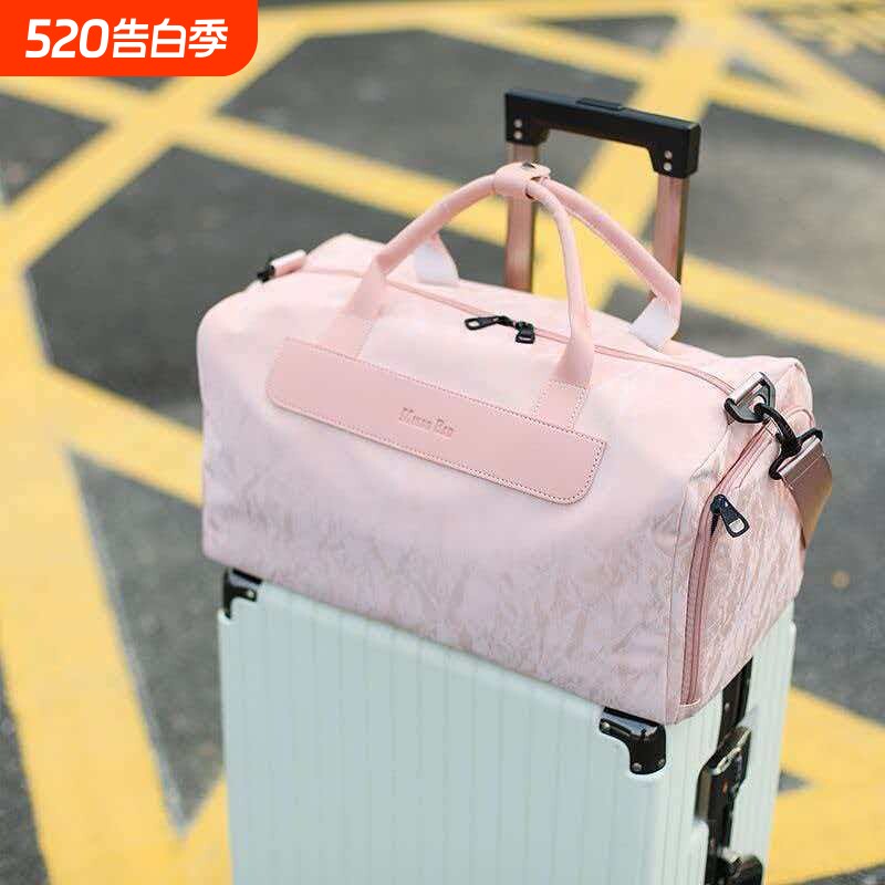 新款干湿分离出差游泳包女短途旅行包大容量耐脏手提健身行李袋