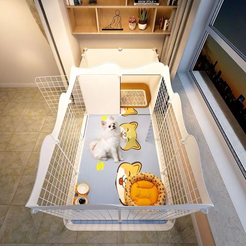 宠物围栏狗狗室内狗笼子中小型犬泰迪柯基隔离厕所栏栅栏专用狗窝