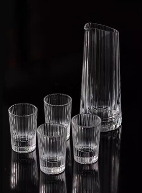 白酒杯套装家用分酒器醒酒器家用套装红酒洋酒壶量杯带刻度酒店用