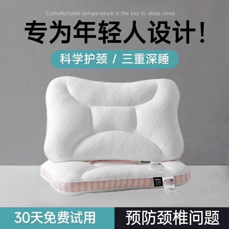 记忆枕头护颈椎助睡眠一对装家用成人专用枕芯宿舍学生单人整头男