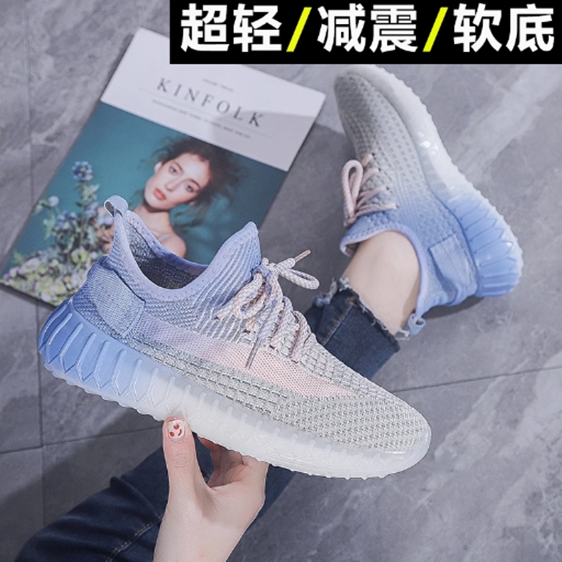 跑步鞋女减震轻便学生专用健身房运动超轻2025新款夏季椰子鞋防滑