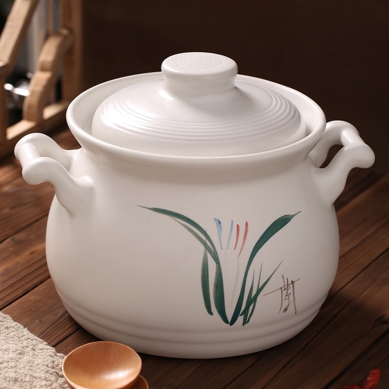 砂锅耐高温干烧煲汤锅炖锅商老式家用锅煤气灶头专用陶瓷沙锅耐热