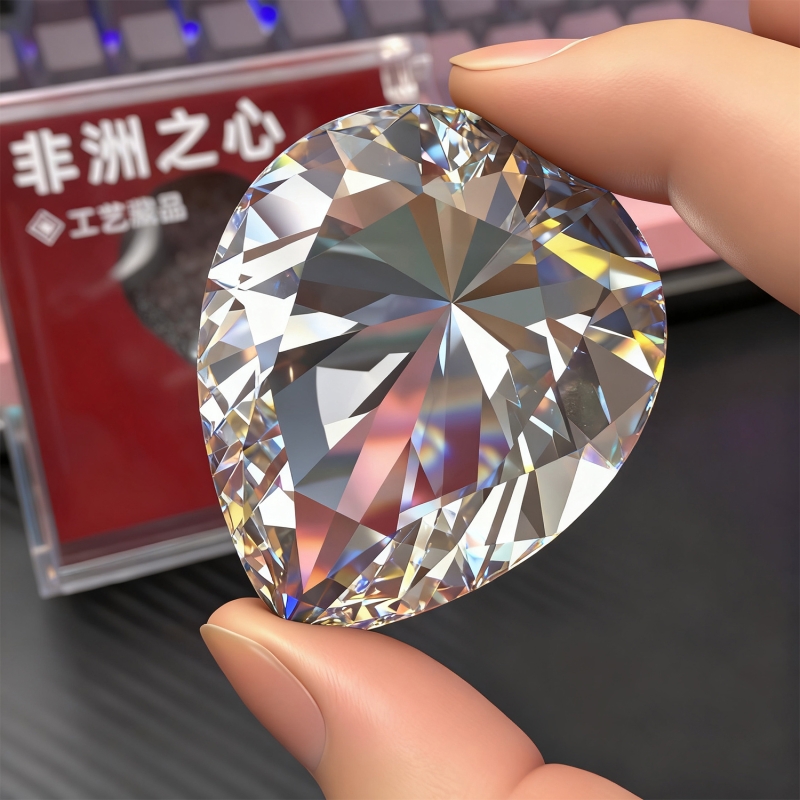 【官方正品】三角洲行动非洲之心星1:1水晶模型游戏周边道具收藏