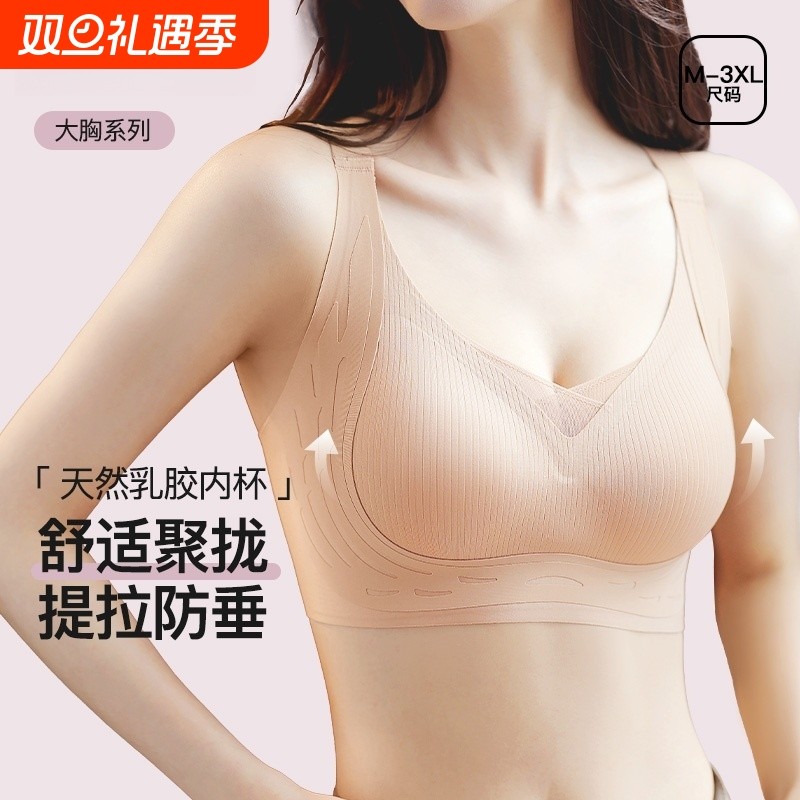 内衣女小胸聚拢无钢圈显大2025新款爆款文胸收副乳防下垂胸罩提拉
