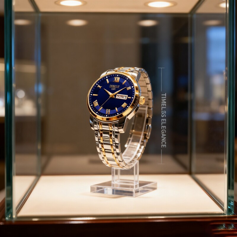 手表瑞士名表正品全自动机械风石英表商务高级感夜光防水时尚钢带