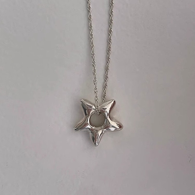 自制韩国 fillette starfish earring 海星项链锁骨链ins质感