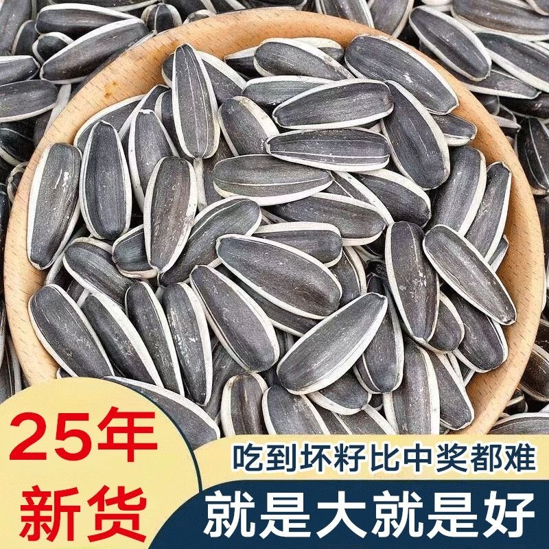 生瓜子大颗粒干净饱满特大整箱5斤袋装25年新鲜生瓜子原味