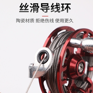 活鱼扣路亚活鱼扣不锈钢鱼锁钢丝绳鱼扣套装浮标鱼锁扣鱼扣轮批发