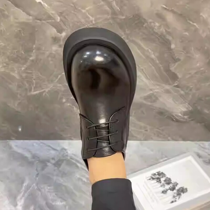 男士新款时尚真皮牛皮切尔西马丁靴英伦布洛克商务休闲百搭时尚男