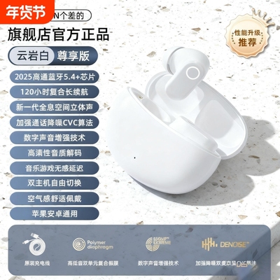 无线蓝牙耳机2025新款久戴不痛男女生超长续航运动入耳降噪