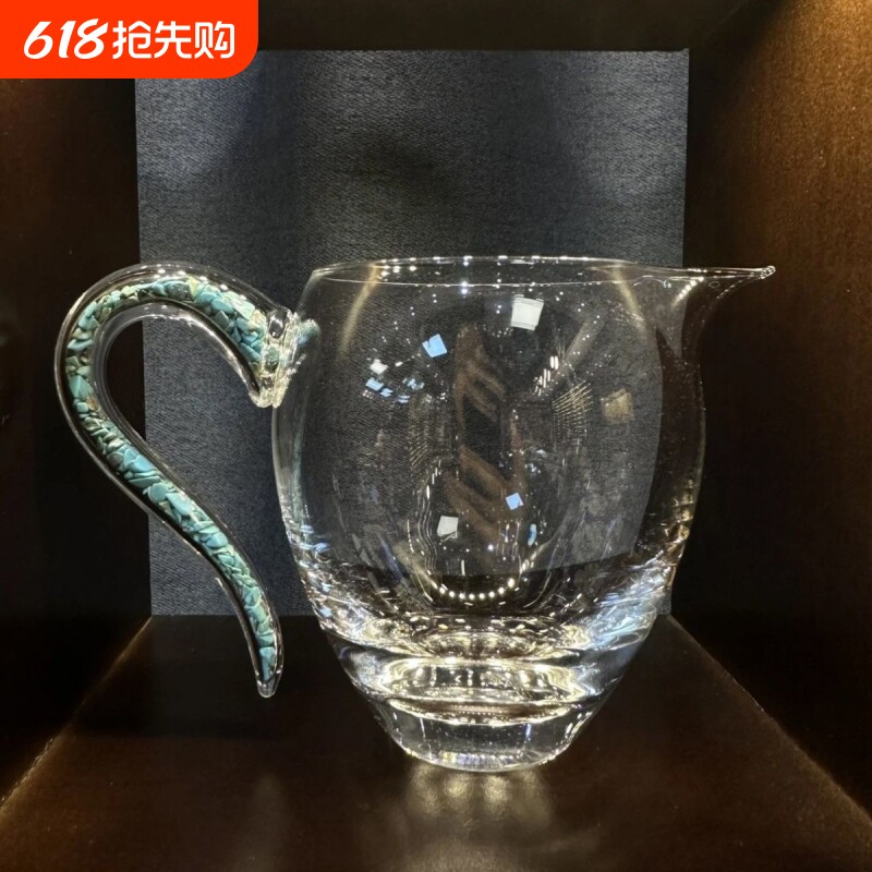 水晶玻璃高档绿松石透明耐热茶具套装茶壶功夫加厚茶杯茶器