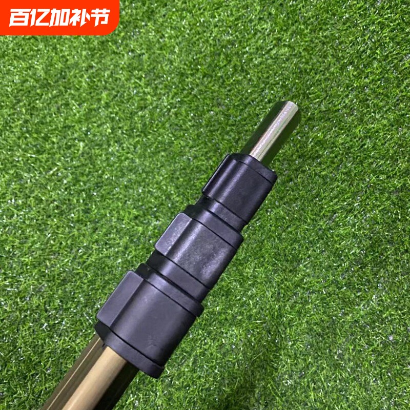 铝合金三角抄网杆 不锈钢大物抄网杆支架碳素抄网杆支架渔具批发