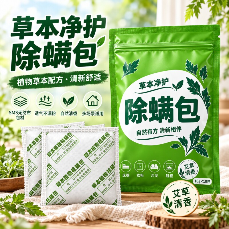 正品艾草除螨包床上纯天然草本除螨家用祛螨虫除螨宿舍驱虫神器