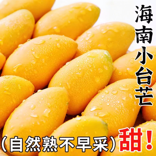 海南小台农芒果新鲜水果当季整箱时令应季热带特产大果甜10包邮斤